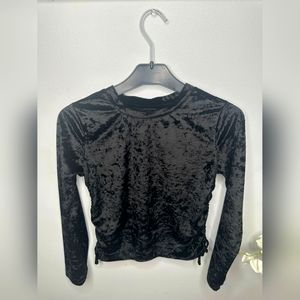 Black cashmere top
